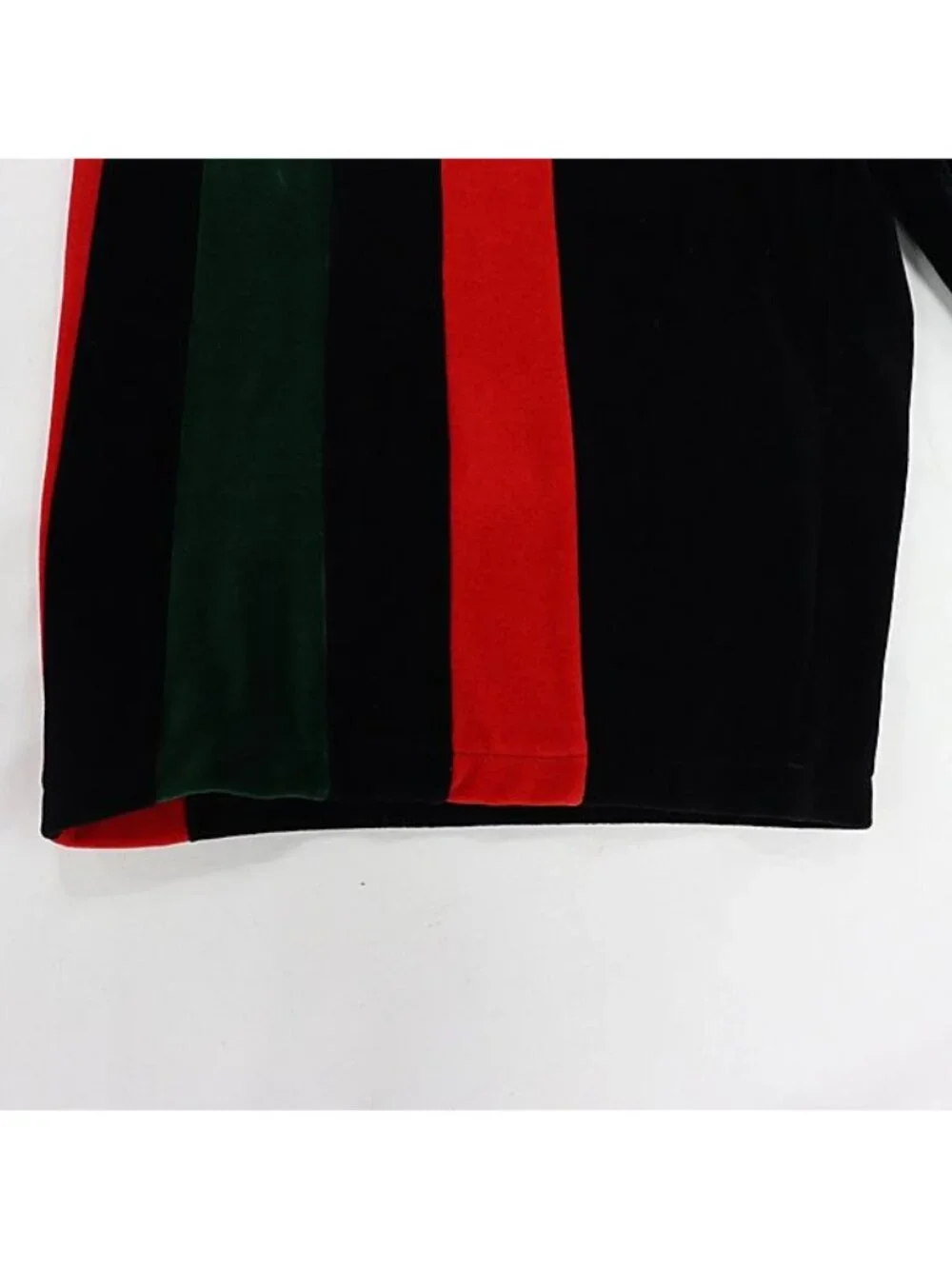 Gucci Shorts Velour Black Red Green Apa Ako Abc